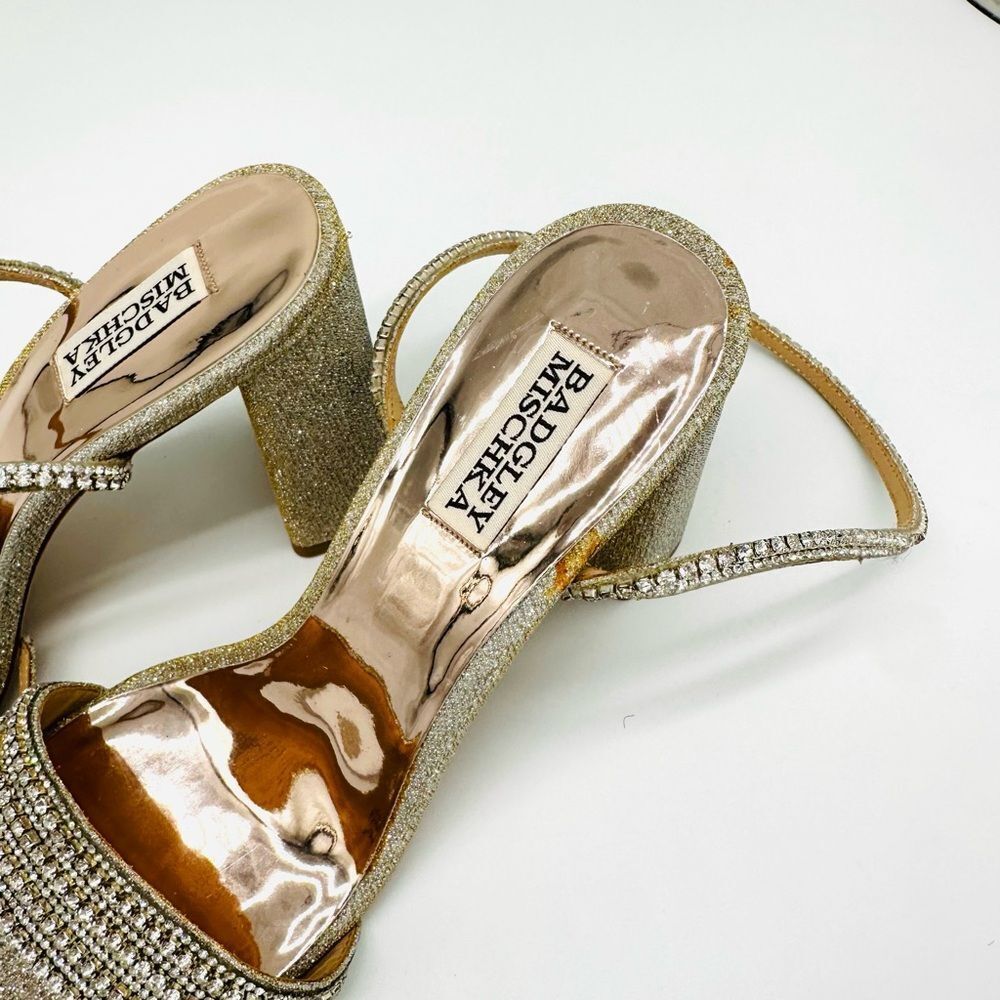 Badgley Mischka Becca Strappy Block Heel - Picture 4 of 9